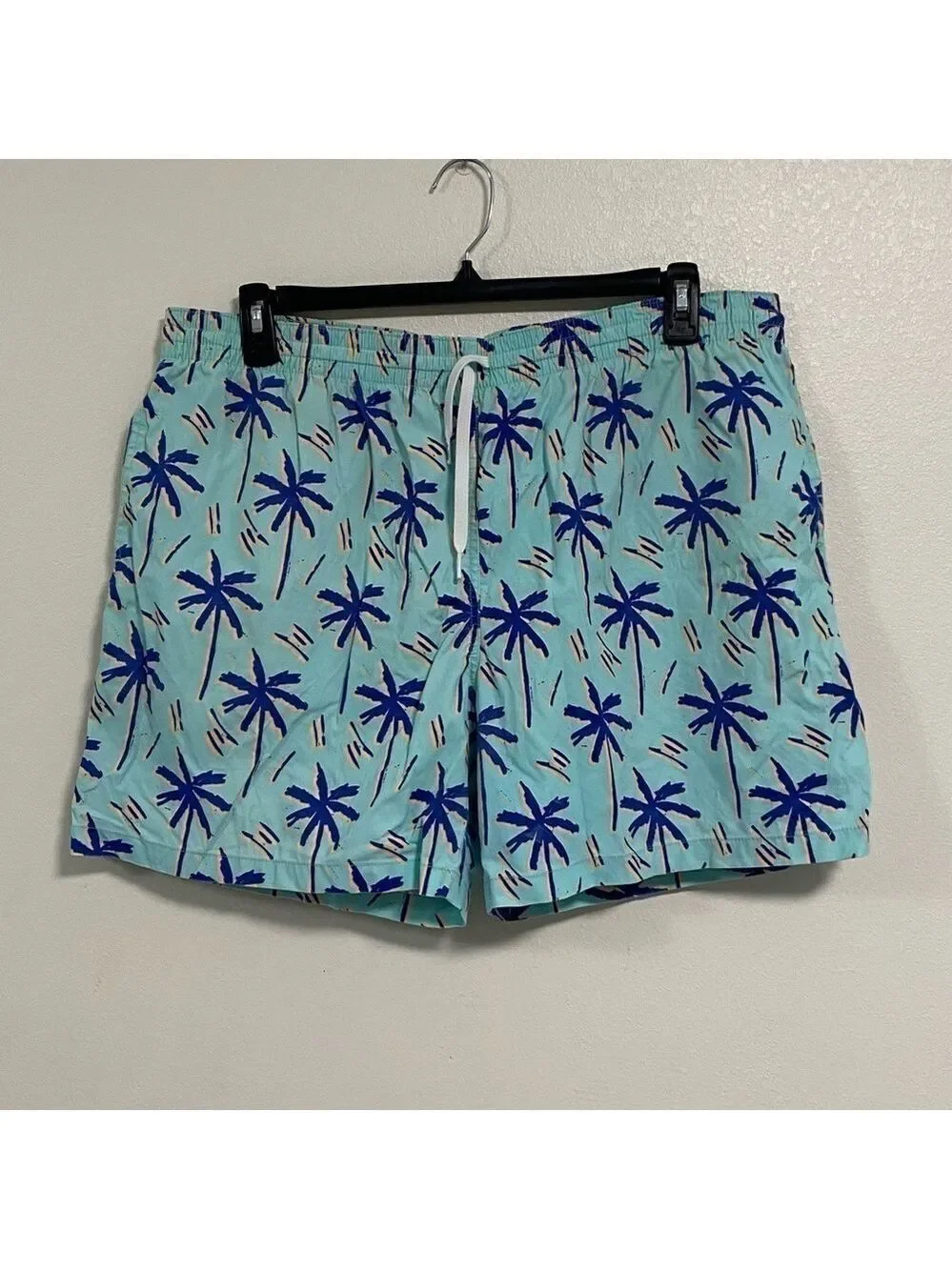 Chubbies Swim shorts Men’s Size XXL Aqua Palm tree print swim trunks